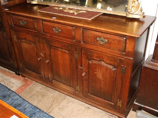 Oak dresser base